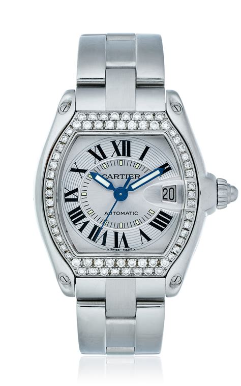 cartier roadster diamonds|cartier roadster 2510 watch.